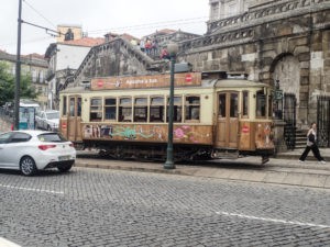 Historische Strassenbahn in Porto